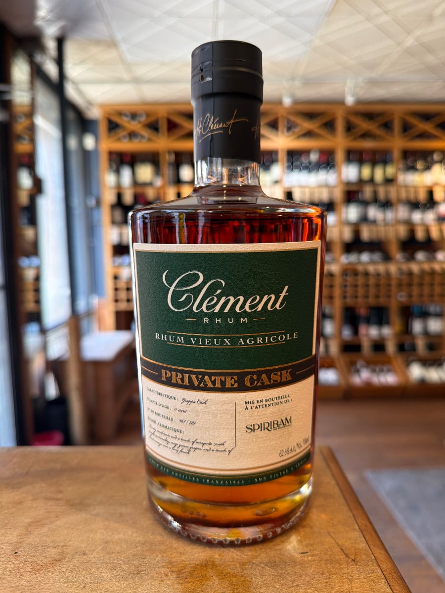 Clement 15 Year Grappa Cask Finish Rum (700ml)